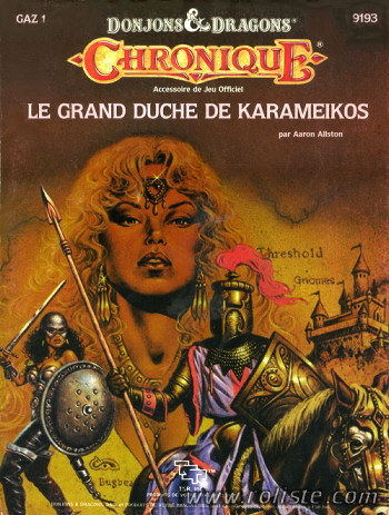 Couverture de GAZ1 - Le Grand Duché de Karameikos