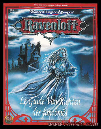 Couverture de RR5 - Le Guide Van Richten des Fantômes