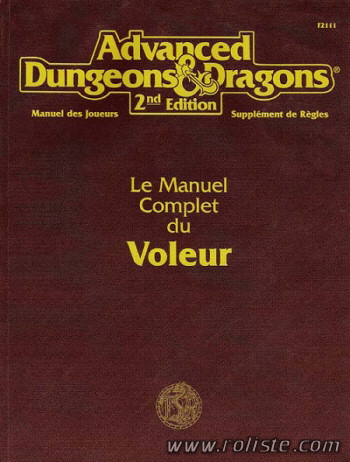 Couverture de MJSR2 - Le Manuel Complet du Voleur