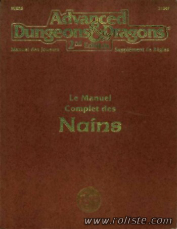Couverture de MJSR6 - Le Manuel Complet des Nains