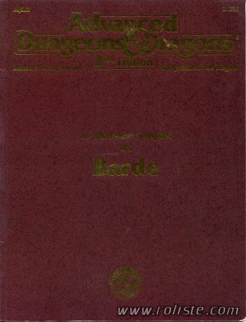 Couverture de MJSR7 - Le Manuel Complet du Barde
