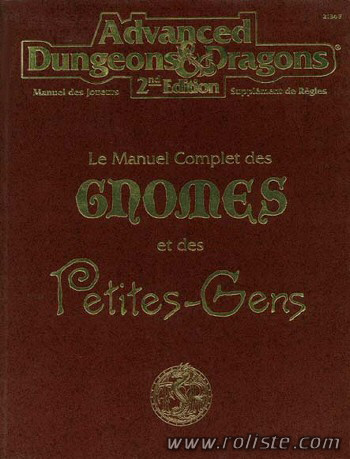 Couverture de MJSR9 - Le Manuel Complet des Gnomes et des Petites-Gens