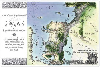 Couverture de Dying Earth Map (The)