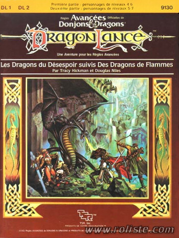 Couverture de DL1-DL2- Les Dragons du Désespoir suivis des Dragons de Flamme