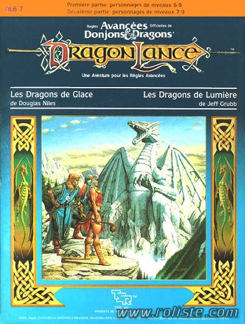 Couverture de DL6-DL7 : les Dragons de Glace, les Dragons de Lumière