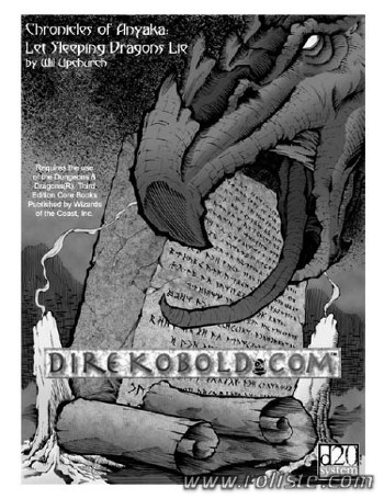 Couverture de Chronicles of Anyaka 4 - Let Sleeping Dragons Lie