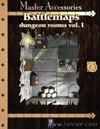 Couverture de Battlemaps - Dungeon Rooms vol. I