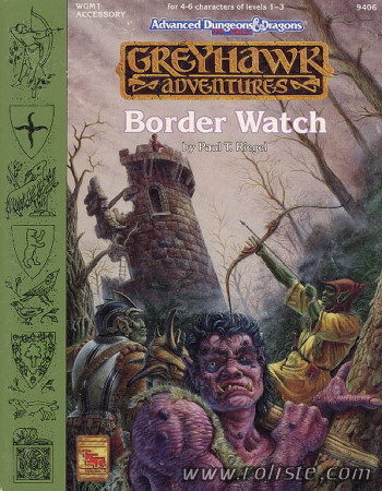 Couverture de WGM1 - Border Watch