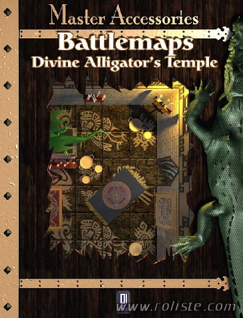 Couverture de Battlemaps - Divine Alligator's Temple
