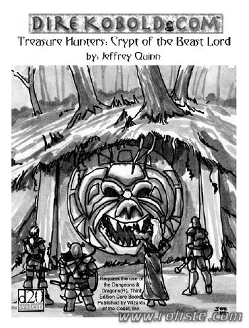 Couverture de Treasure Hunters 1 - Crypt of the Beast Lord