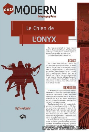 Couverture de Chien de l'Onyx (Le)