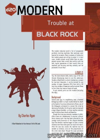 Couverture de Trouble at Black Rock