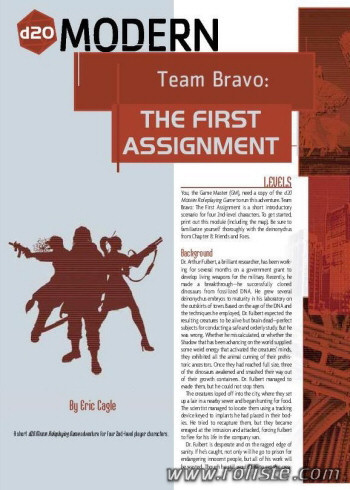 Couverture de Team Bravo 1 : The First Assignment