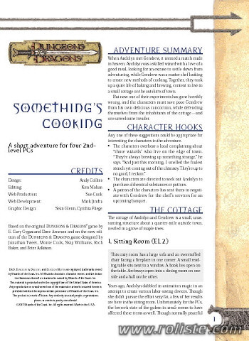 Couverture de Something's Cooking
