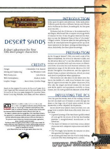 Couverture de Desert Sands
