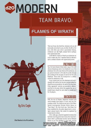 Couverture de Team Bravo 2 : Flames of Wrath