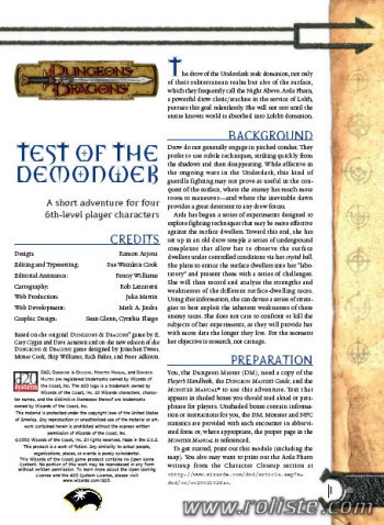 Couverture de Test of the Demonweb
