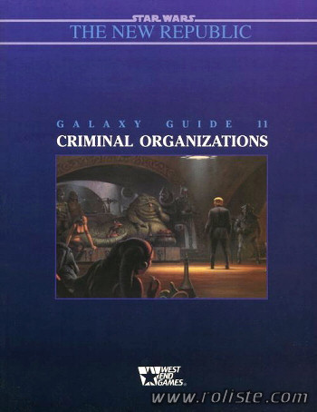 Couverture de Galaxy Guide 11 : Criminal Organizations