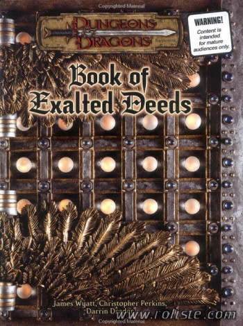 Couverture de Book of Exalted Deeds