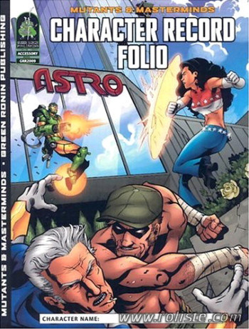 Couverture de Character Record Folio