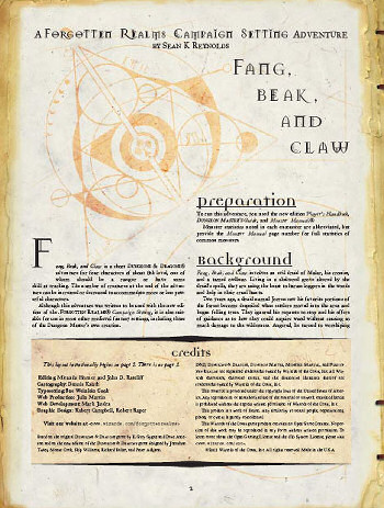 Couverture de Fang, Beak and Claw