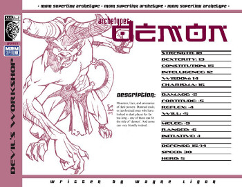 Couverture de Archetypes : Demon