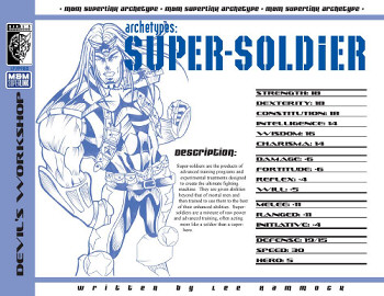 Couverture de Archetypes : Super-Soldier