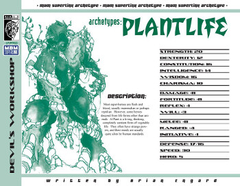 Couverture de Archetypes : Plantlife