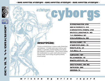 Couverture de Archetypes : Cyborgs