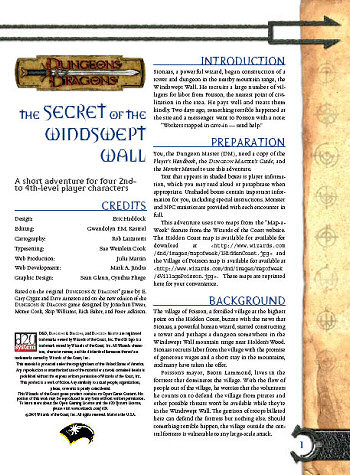 Couverture de Secret of the Windswept Wall (The)