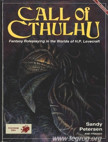 Couverture de Call of Cthulhu