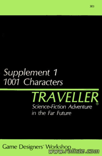 Couverture de Supplement 1 - 1001 Characters