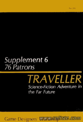 Couverture de Supplement 6 - 76 Patrons