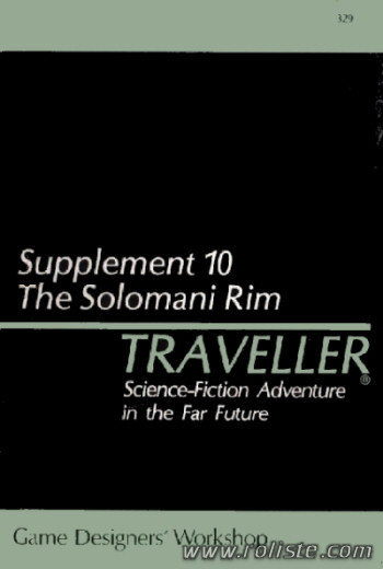 Couverture de Supplement 10 - The Solomani Rim