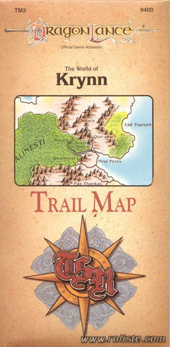 Couverture de TM3 - The World of Krynn Trail Map