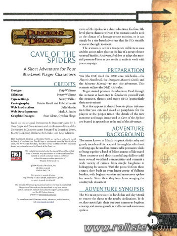 Couverture de Cave of the Spiders