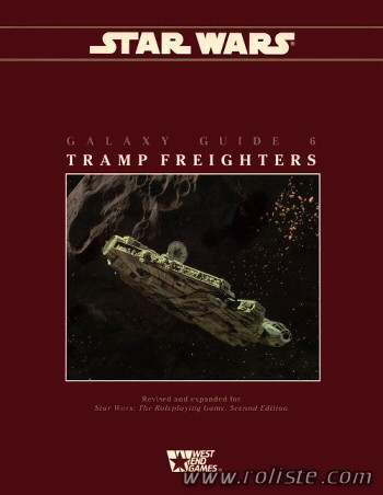 Couverture de Galaxy Guide 6 : Tramp Freighters