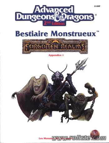Couverture de Bestiaire Monstrueux Appendice 1 : Les Monstres des Royaumes