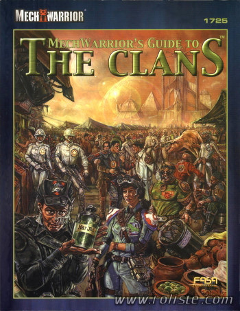 Couverture de Mechwarrior's Guide to the Clans