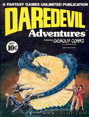 Couverture de Daredevils Adventures Featuring Deadly Coins