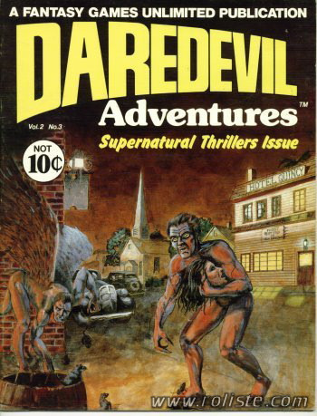Couverture de Daredevil Adventures Vol. 2 No. 3 : Supernatural Thrillers Issue