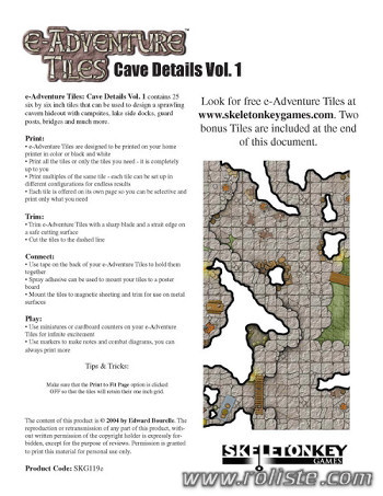 Couverture de Cave Details Vol. 1
