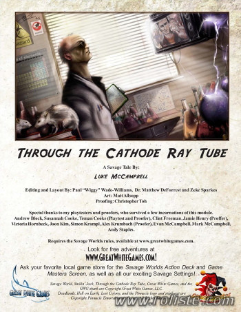 Couverture de Through the Cathode Ray Tube