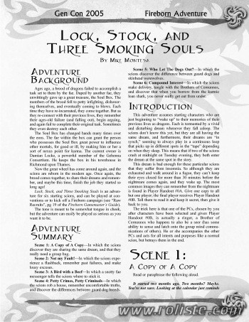 Couverture de Lock, Stock, and Three Smoking Souls