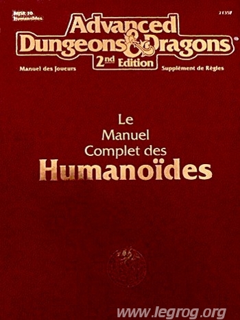 Couverture de MJSR10 - Le Manuel Complet des Humanoïdes