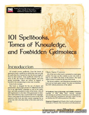 Couverture de 101 Spellbooks