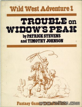 Couverture de Trouble on Widow's Peak