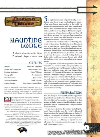 Couverture de Haunting Lodge