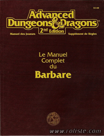 Couverture de MJSR14 - Le Manuel Complet du Barbare