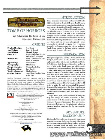 Couverture de Tomb of Horrors